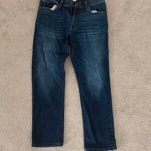 Lucky Brand Men's Dark Blue Straight Jeans